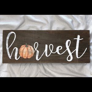 Harvest Decor Sign